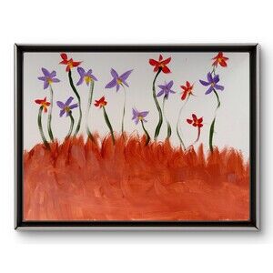 Modern Expressionist Original Abstract Paper 14x11 B Perry Rowell